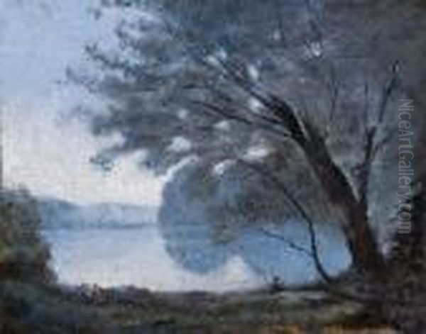 Paisaje Con Lago - view 1