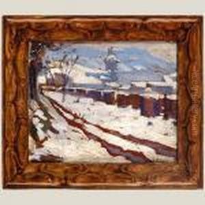 Paisaje Nevado by Jean-Baptiste-Camille Corot