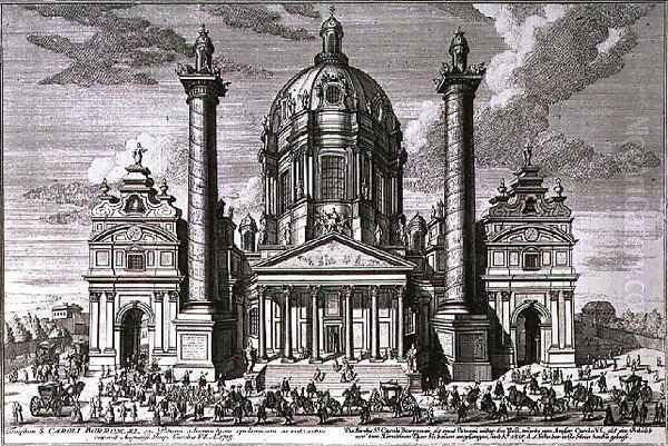 View of the Karlskirche Vienna - view 1