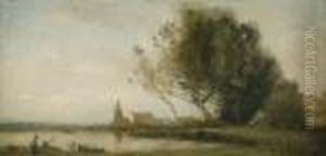 Vyjav Z Barbizonu by Jean-Baptiste-Camille Corot
