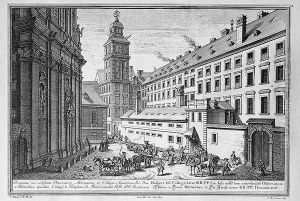 View of the new Observatory in the Jesuit College Vienna by Salomon Kleiner