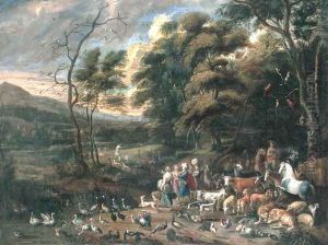 Noah and the Animals by Jan van Kessel
