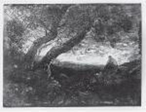 Le Songeur by Jean-Baptiste-Camille Corot
