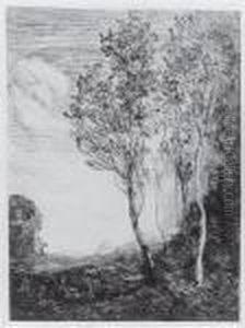Environs De Rome by Jean-Baptiste-Camille Corot