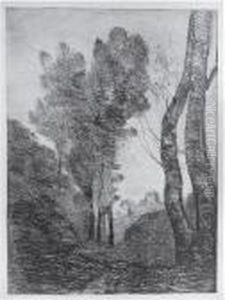 Souvenir D'italie by Jean-Baptiste-Camille Corot