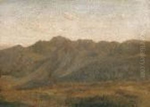 Environs De Rome, Etude De Montagnes