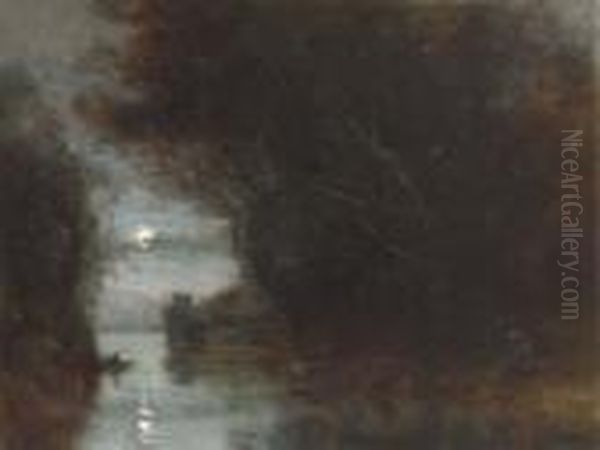 Paysage Au Clair De Lune - view 1