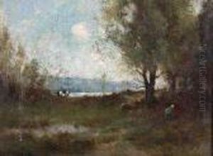 L'heure Matinale by Jean-Baptiste-Camille Corot