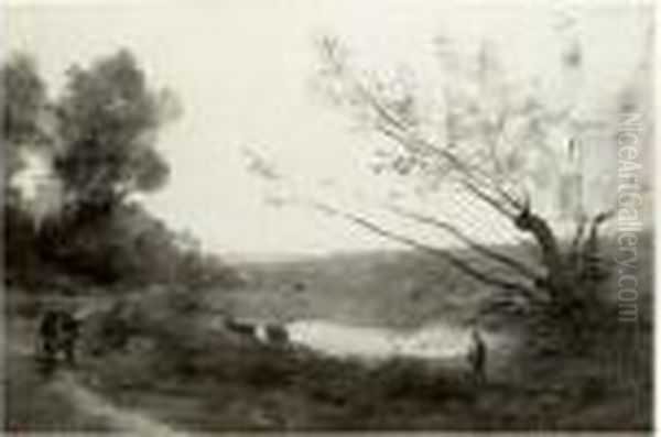 " Paysage A L'etang " - view 1