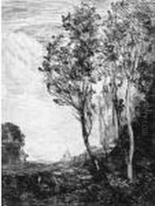 Souvenir D'italie (delteil 5) by Jean-Baptiste-Camille Corot