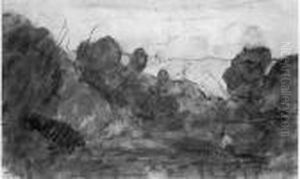 Paysage by Jean-Baptiste-Camille Corot