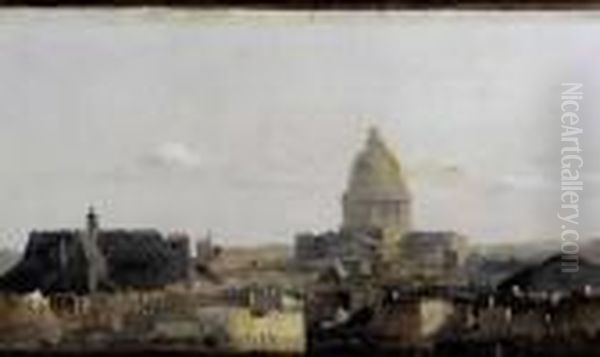 <vue Du Pantheon A Paris>, 1820-1821. - view 1