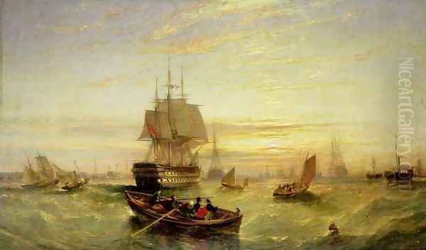 Entering Portsmouth Harbour - view 1