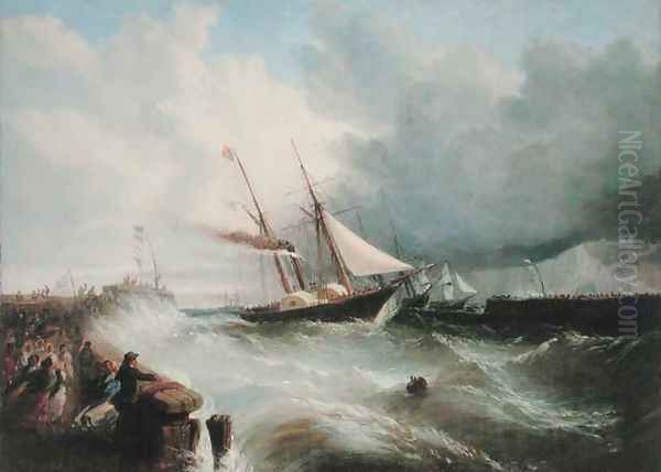 The Arrival of Prince Albert at Dover en route to London for his marriage to Queen Victoria in 1840 - view 1