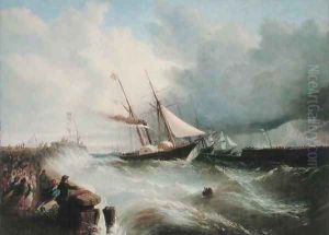 The Arrival of Prince Albert at Dover en route to London for his marriage to Queen Victoria in 1840