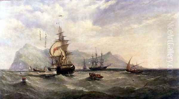 Outward Bound Entering Funchal Roads Madeira - view 1