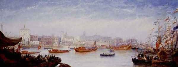 The Opening of the Coal Exchange - view 1