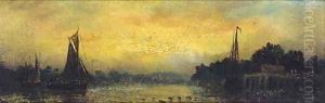 Sunset; and Sunrise by William Adolphu Knell