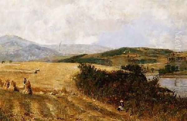 Harvest Time on the Conway River - view 1