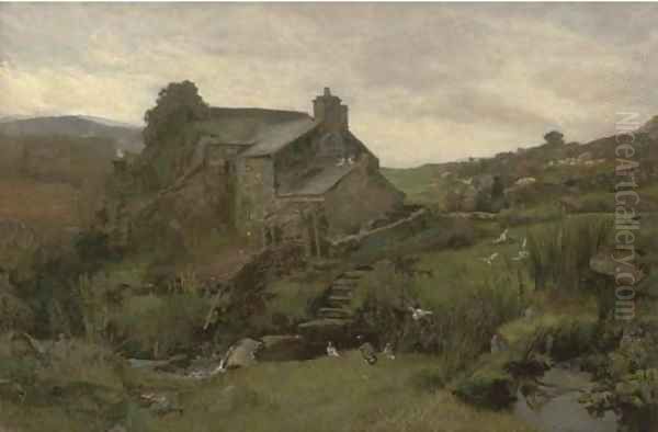 A Welsh farm among the hills - view 1