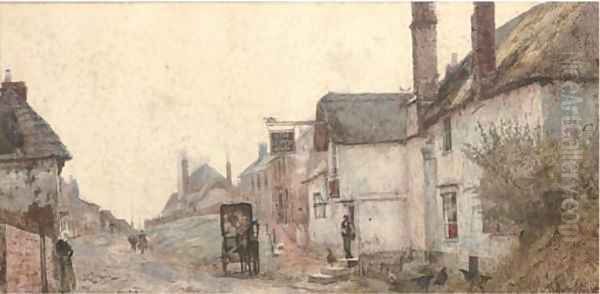 Travellers by the Cannon Inn - view 1