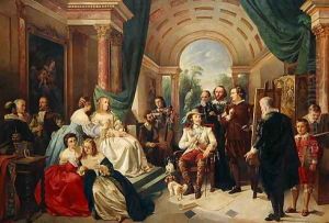 Anthony van Dyck at the Court of Charles I by Louis Katzenstein