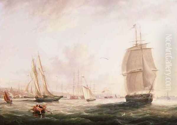 Shipping Off Tilbury Fort Gravesend - view 1