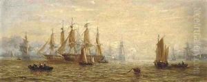 Early morning in the Downs by Adolphus Knell