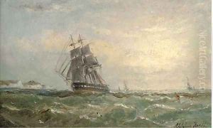 Running down the Channel by Adolphus Knell