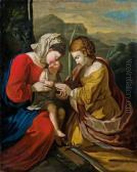 Mystische Vermahlung Der Hl. Katharina - view 1