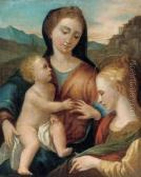 The Mystic Marriage Of Saint Catherine - view 1
