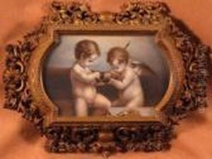 Cupid Sharpening His Arrows