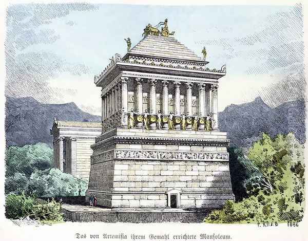The Mausoleum of Halicarnassus - view 1