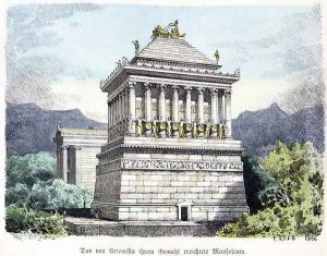 The Mausoleum of Halicarnassus by Ferdinand Knab