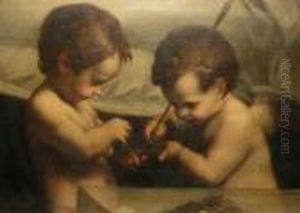Cupid Sharpening His Arrows by Antonio Allegri da Correggio