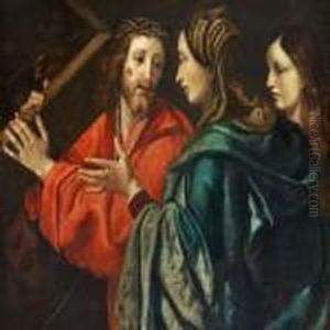 Jesus Carrying The Cross To Golgatha by Antonio Allegri da Correggio