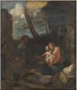 Riposo Durante La Fuga In Egitto