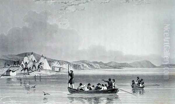 Eskimaux Encampment on Richards Island - view 1