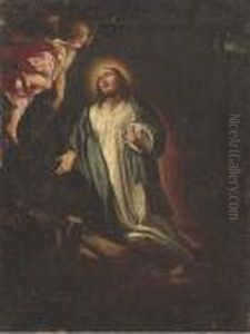 The Agony In The Garden by Antonio Allegri da Correggio