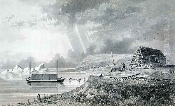 Eskimaux Winter House on Atkinson Island - view 1