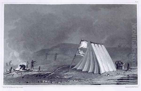 Encampment in Browell Cove - view 1