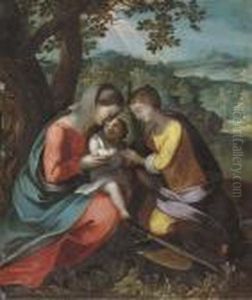 The Mystic Marriage Of Saint Catherine Of Alexandria