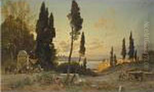 View Across The Bosphorus, Constantinople - view 1