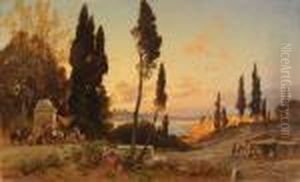 Veduta Di Istanbul Dal Cornod'oro by Hermann David Solomon Corrodi