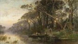 Soldati E Legnaiuoli Sul Tevere