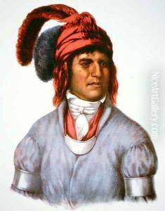 Ledagie a chief of the Creek people