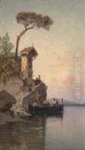 A Fisherman's Vigil by Hermann David Solomon Corrodi
