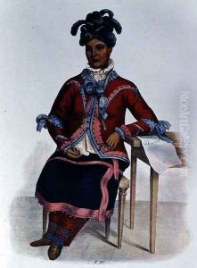 Tshusik a Chippeway Woman by Charles Bird King