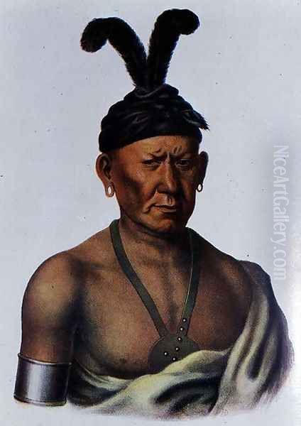 Wakechai or Crouching Eagle a Sauk Chief - view 1