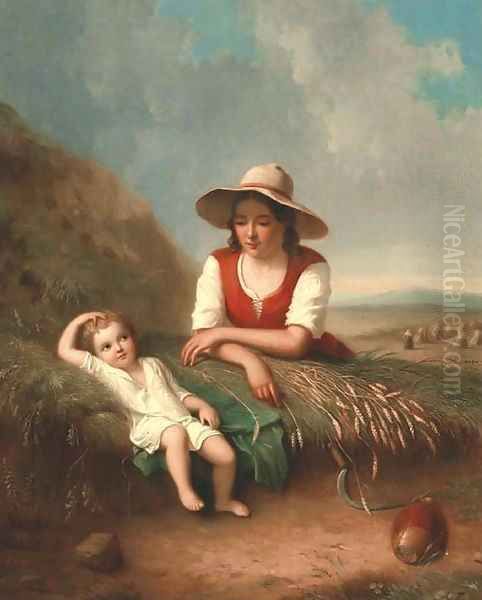 A peaceful moment during the harvest - view 1